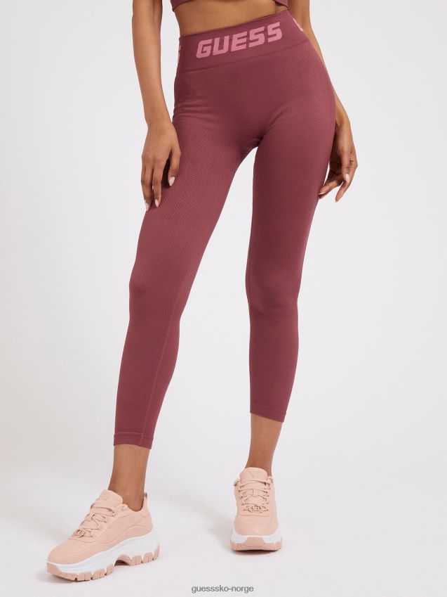 Guess burgunder sømløse leggings burgunder kvinner F0LJ803060