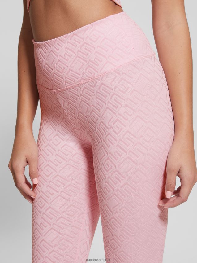 Guess dana logo leggings g-preget utvasket nål g-preget utvasket nål kvinner F0LJ809480