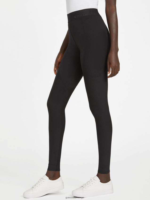 Guess ikram aktive leggings kulsort kulsvart kvinner F0LJ806786
