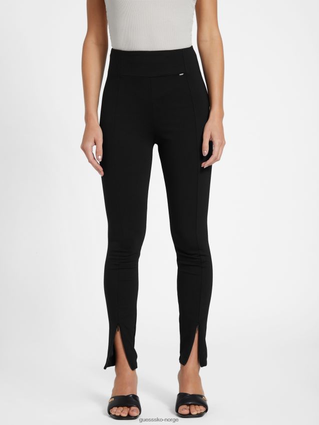 Guess øko kairi ponte leggings kulsort kulsvart kvinner F0LJ807112