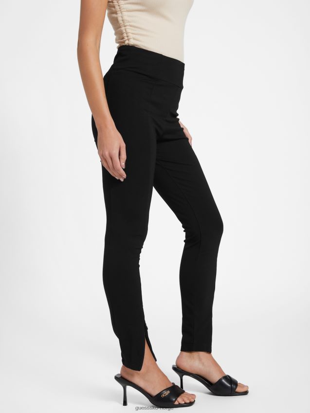 Guess øko kairi ponte leggings kulsort kulsvart kvinner F0LJ807112