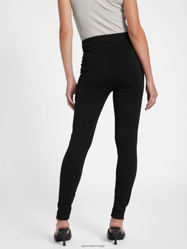 Guess øko kairi ponte leggings kulsort kulsvart kvinner F0LJ807112