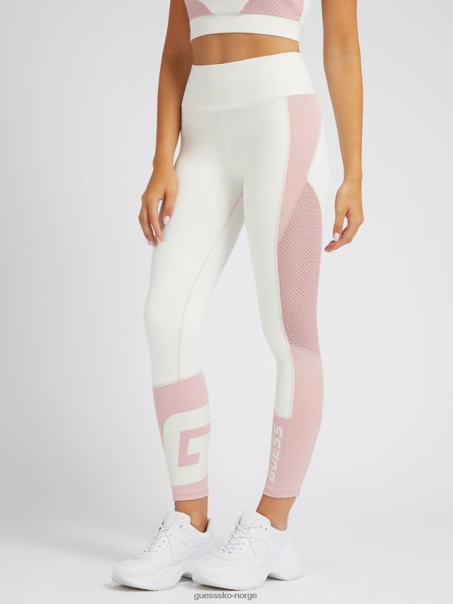 Guess mikrofiber legging hvit hvit kvinner F0LJ802835