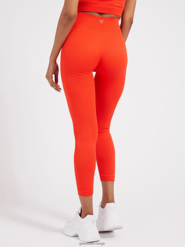 Guess oransje, sømløse leggings oransje kvinner F0LJ803203
