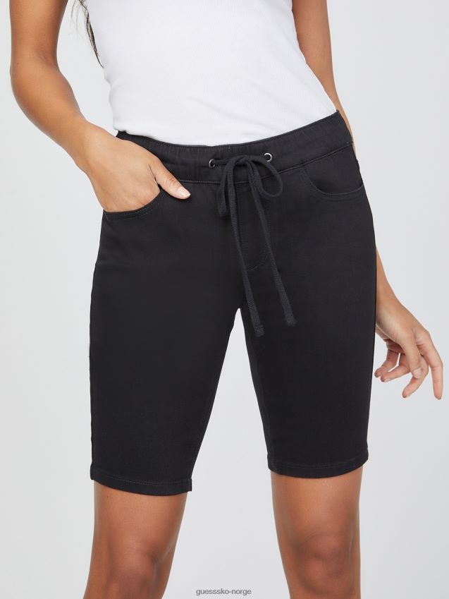 Guess Cassia jogger midishorts svart svart kvinner F0LJ807286