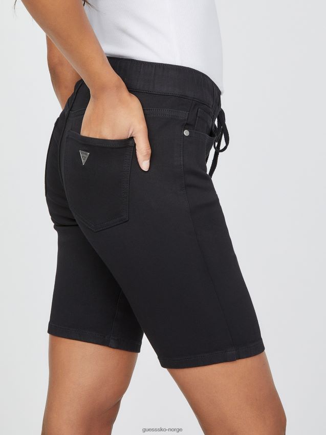 Guess Cassia jogger midishorts svart svart kvinner F0LJ807286