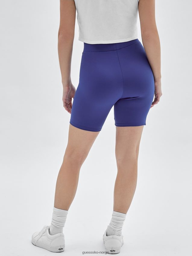 Guess bikershorts med blå sidelogo blå kvinner F0LJ803684