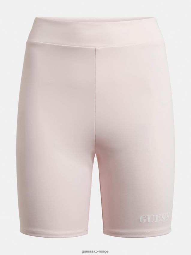 Guess bikershorts med rosa logo rosa kvinner F0LJ806079