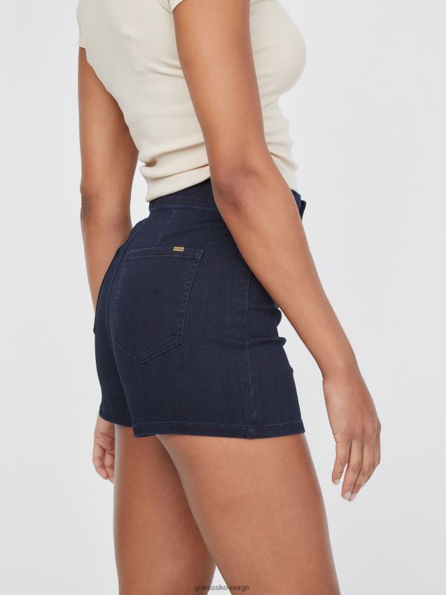 Guess dark wash eco emberly korsettshorts mørk vask kvinner F0LJ807282
