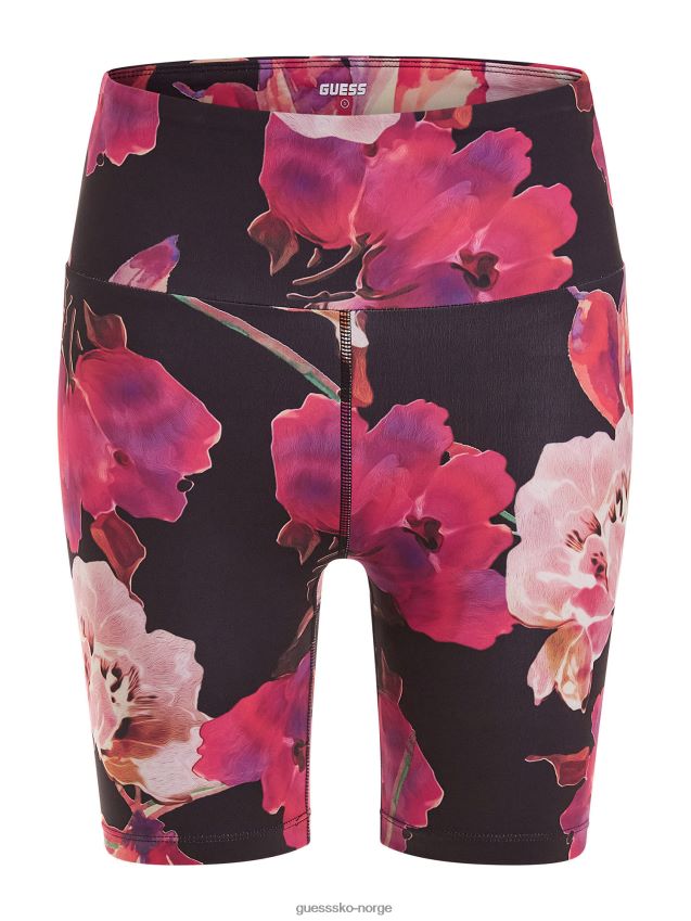 Guess hele blomsterprint biker multi rosa multi rosa kvinner F0LJ804909