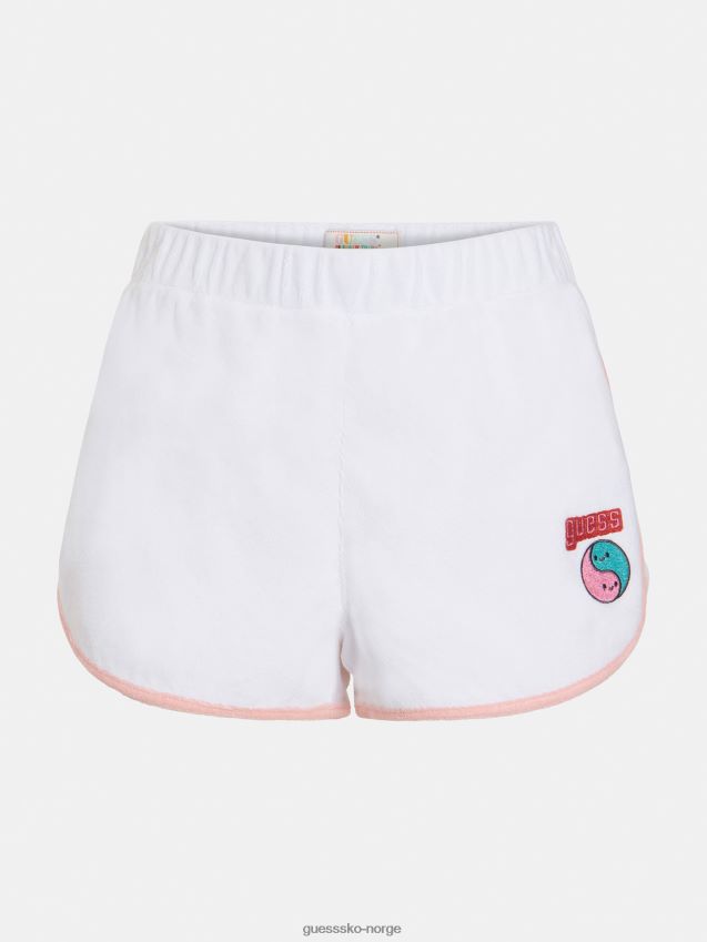 Guess hvite multishorts med kontrastkanter hvit multi kvinner F0LJ805998