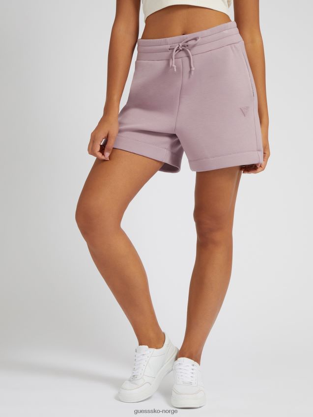 Guess lilla sidelogo-shorts lilla kvinner F0LJ802954