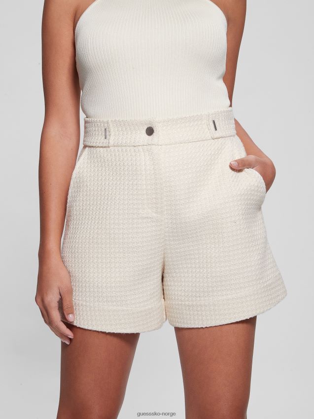 Guess melissa boucl shorts kremhvit kremhvit kvinner F0LJ809391