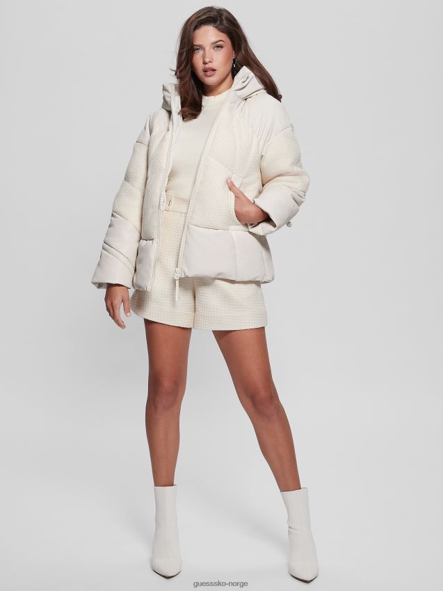 Guess melissa boucl shorts kremhvit kremhvit kvinner F0LJ809391