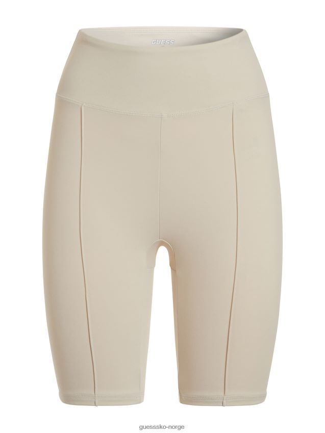 Guess mikrofiber biker kort hvit hvit kvinner F0LJ804832