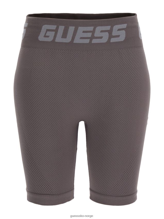 Guess sømløs biker kort brun brun kvinner F0LJ803045