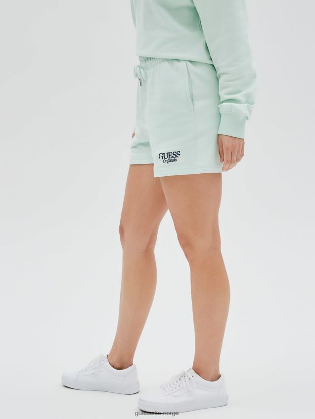 Guess side logo shorts grønn grønn kvinner F0LJ802695