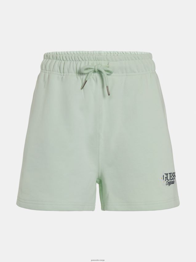 Guess side logo shorts grønn grønn kvinner F0LJ802695
