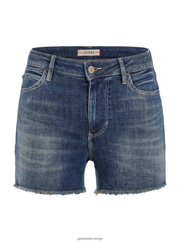 Guess skinny fit denim shorts blå blå kvinner F0LJ803056