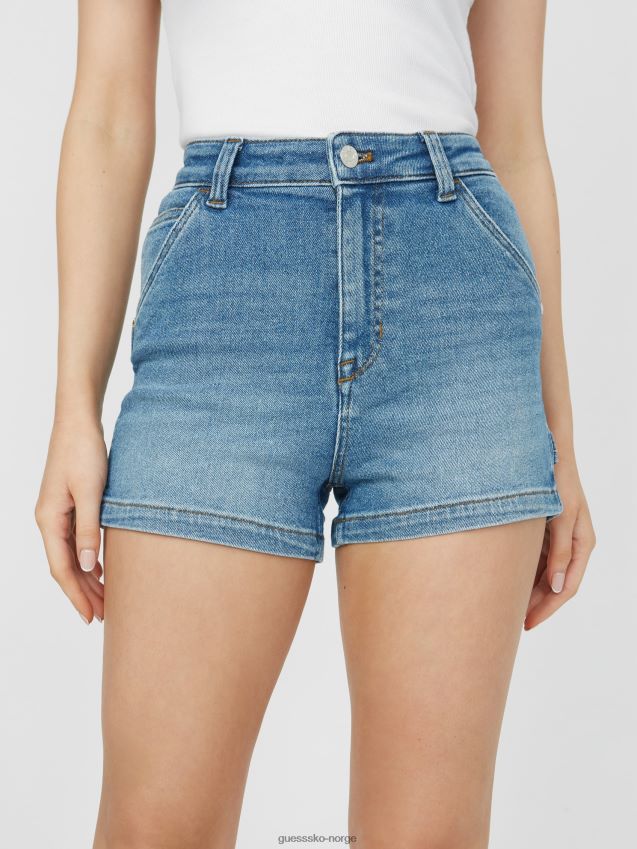 Guess solrike snekkershorts middels vask middels vask kvinner F0LJ807352