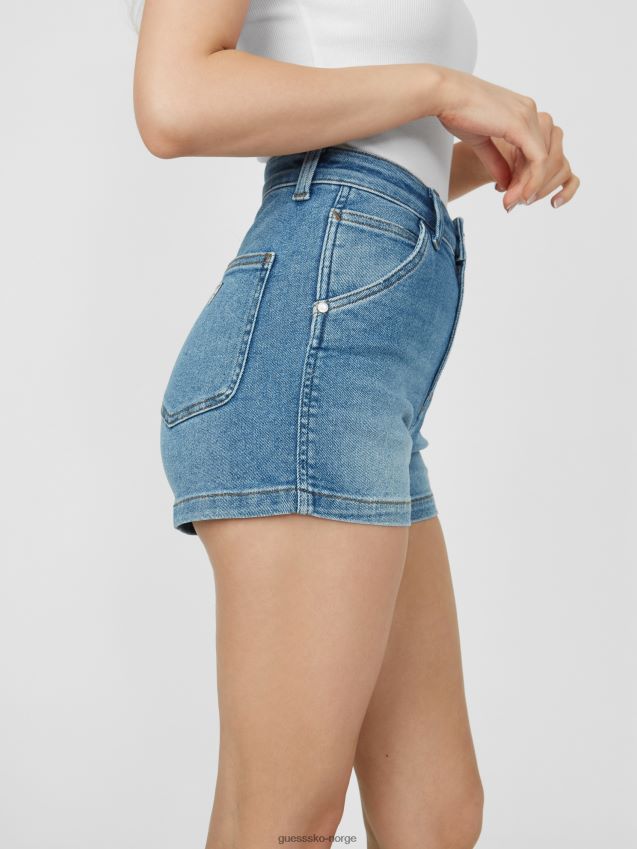 Guess solrike snekkershorts middels vask middels vask kvinner F0LJ807352