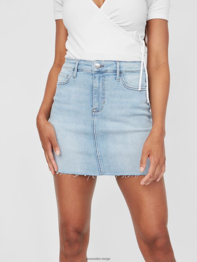 Guess lett vask øko olga miniskjørt lett vask kvinner F0LJ807365