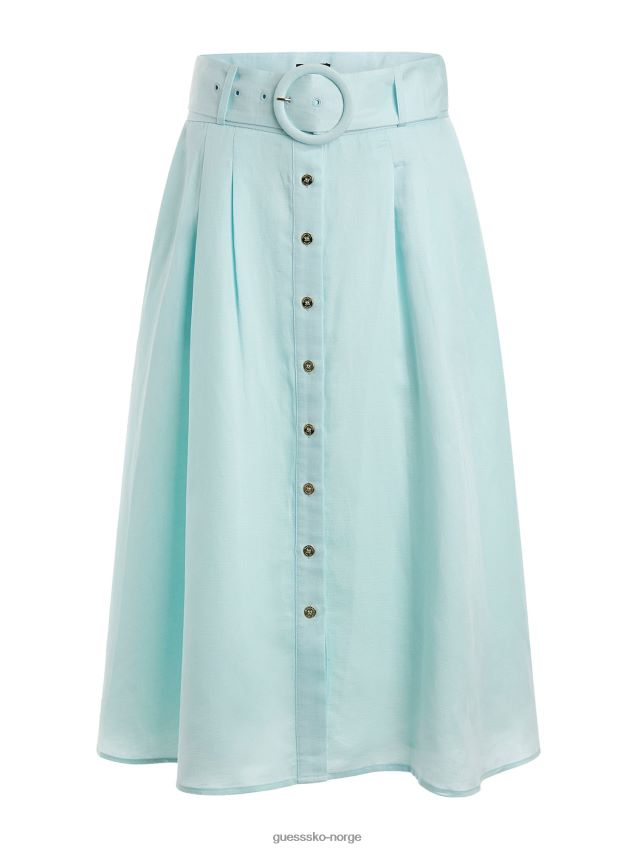 Guess marciano belteskjørt lyseblått lyse blå kvinner F0LJ803710