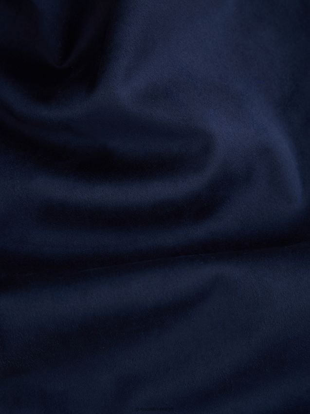 Guess svertet blå tusenfryd westernskjorte i imitert semsket skinn svertet blå kvinner F0LJ809202