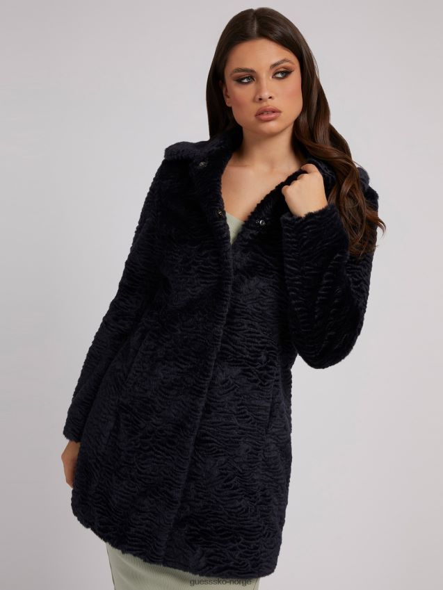 Guess fuskepelsfrakkkvinner F0LJ803732