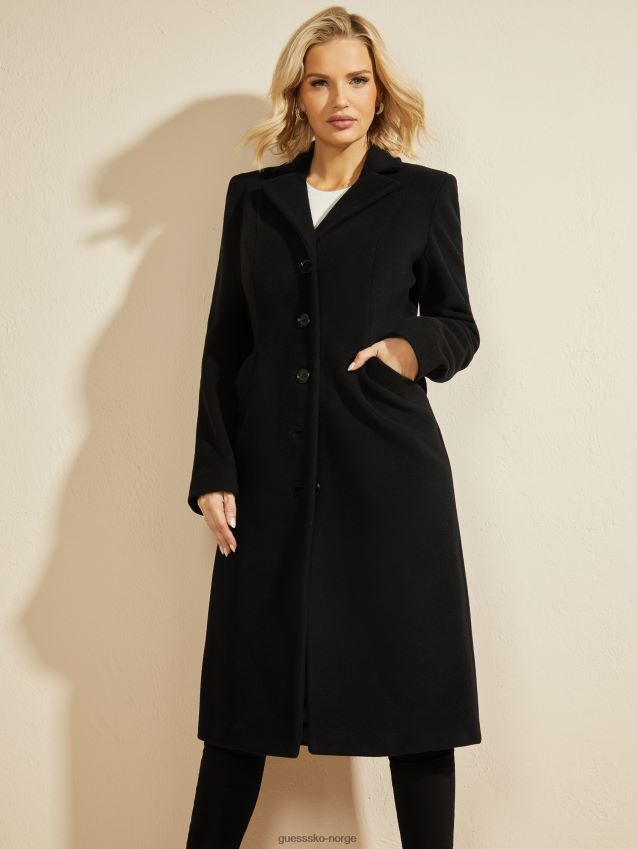 Guess london-kåpen kulsort kulsvart kvinner F0LJ809627