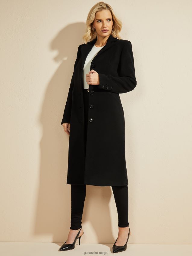 Guess london-kåpen kulsort kulsvart kvinner F0LJ809627