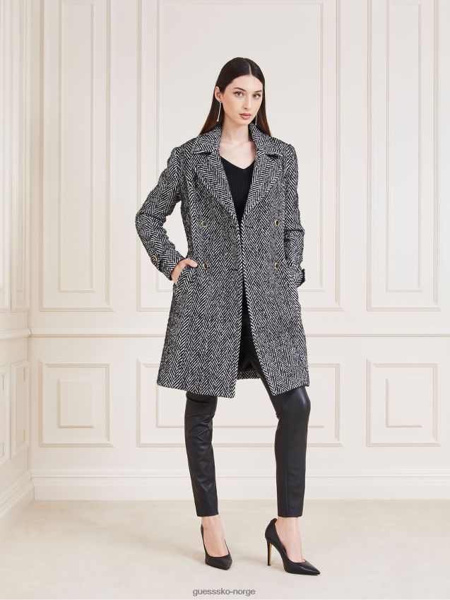 Guess marciano fiskebeinfrakk svart multi svart multi kvinner F0LJ803077