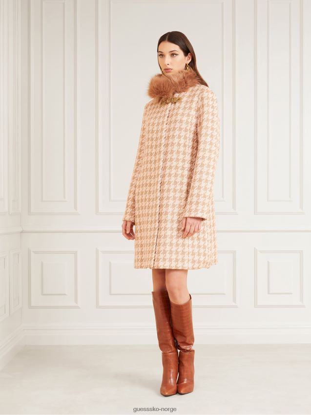 Guess multi rosa marciano ull blanding kåpe multi rosa kvinner F0LJ805971