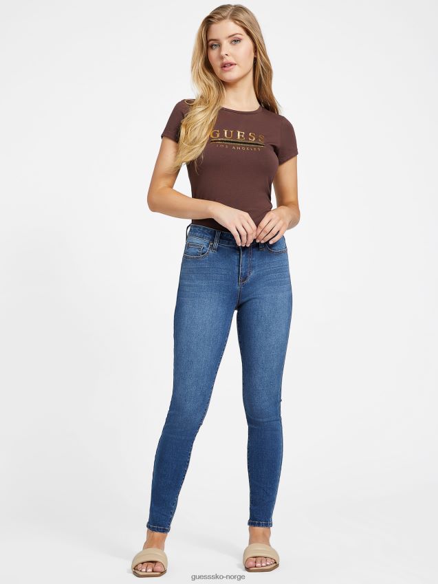 Guess cup of joe sterling paljett-t-skjorte kopp joe kvinner F0LJ807102