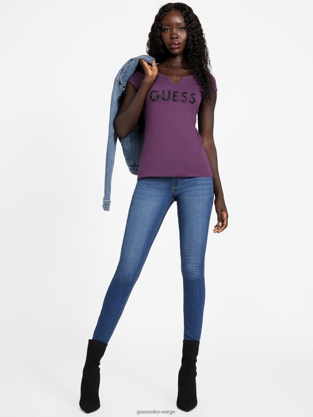 Guess drue vin holly crush tee drue vin kvinner F0LJ807306