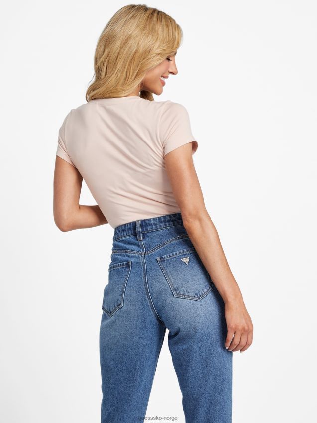 Guess eco veleah tee vapor rose damp steg kvinner F0LJ807170