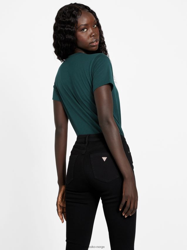 Guess øko felix bling t-skjorte mørk jade mørk jade kvinner F0LJ807121