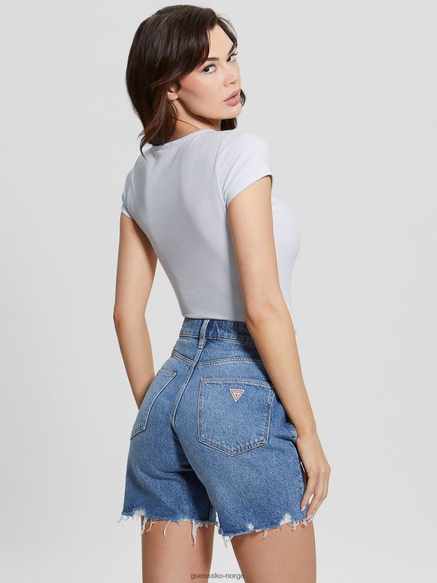 Guess øko karlee henley tee frisk luft frisk luft kvinner F0LJ809738