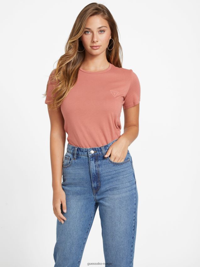 Guess rød glen josie logo-t-skjorte rød glen kvinner F0LJ807348