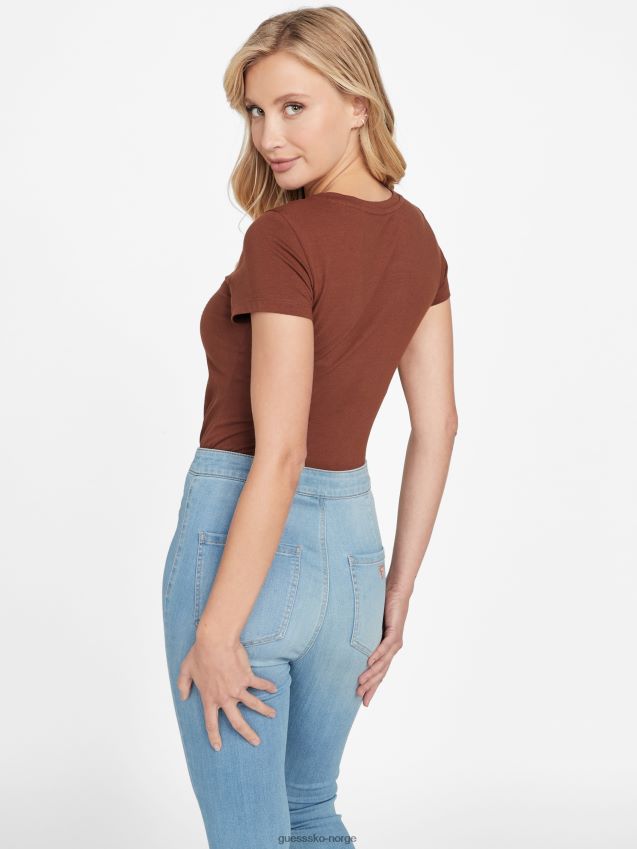 Guess stål paljett og rhinestone tee hickory herregård hickory herregård kvinner F0LJ807248