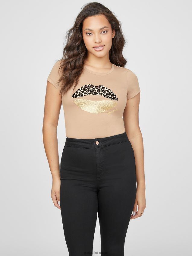 Guess våt sand lobe tee våt sand kvinner F0LJ807243