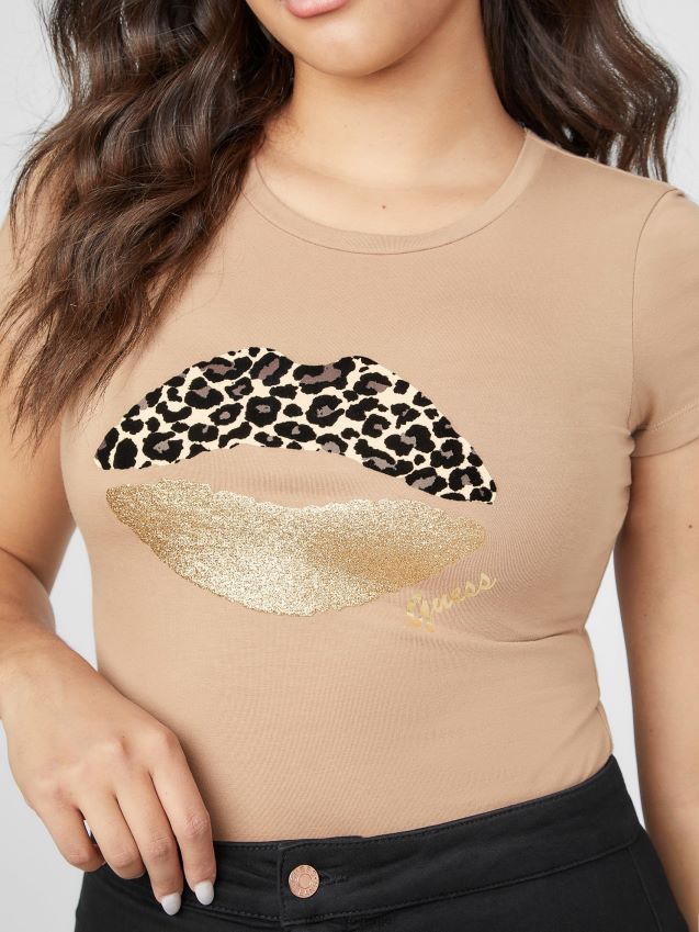 Guess våt sand lobe tee våt sand kvinner F0LJ807243