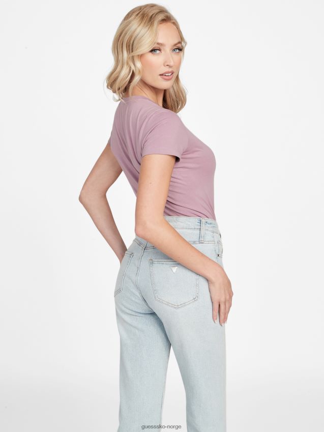 Guess vanda orchid eco cera sommerfugl-t-skjorte vanda orkide kvinner F0LJ807345