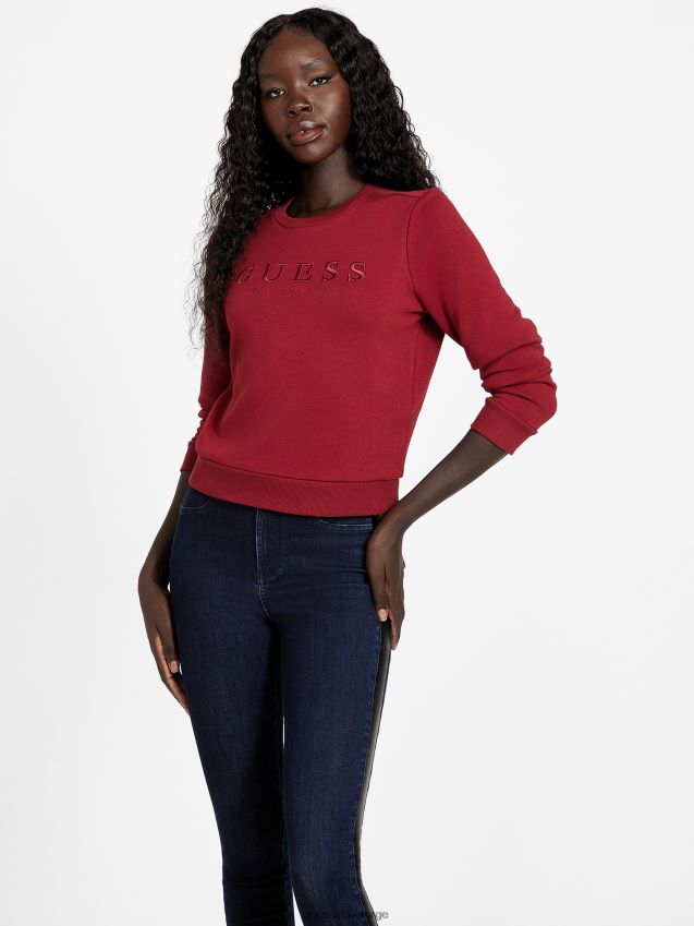 Guess bete juice rød val crewneck pullover rødbetejuice kvinner F0LJ806949