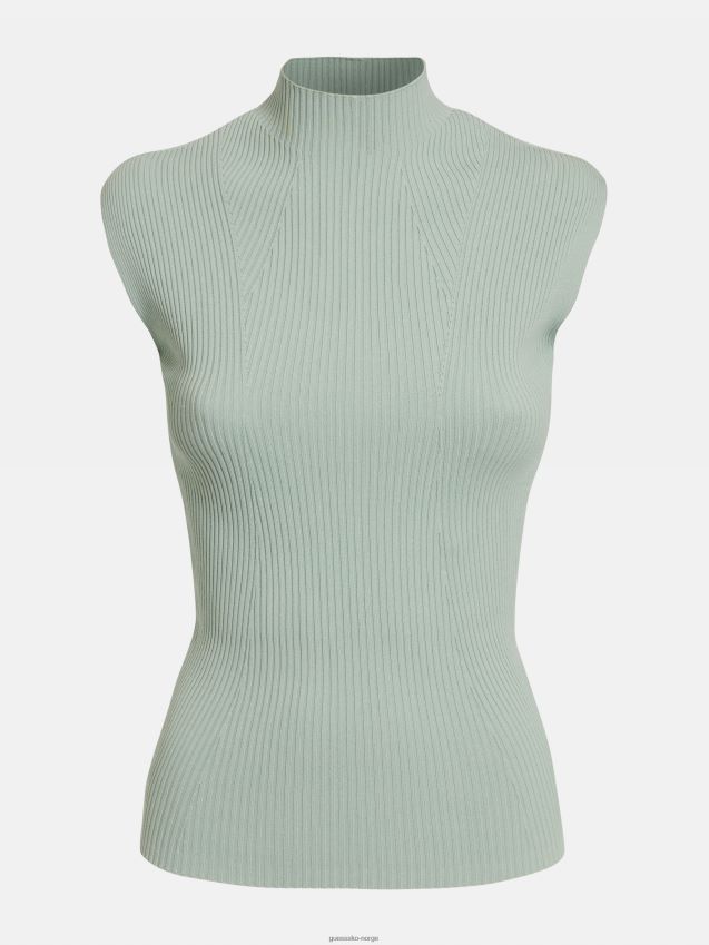 Guess blågrønn tankgenser med turtelhals blågrønn kvinner F0LJ806232