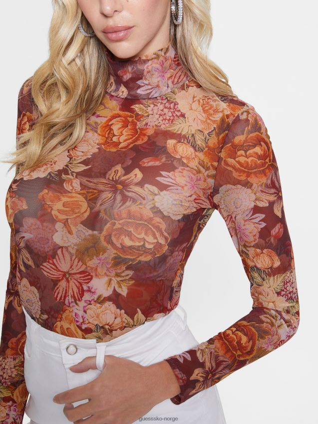 Guess digital billedvev trykk ma øko kamaria trykt topp digital billedvev print ma kvinner F0LJ809185