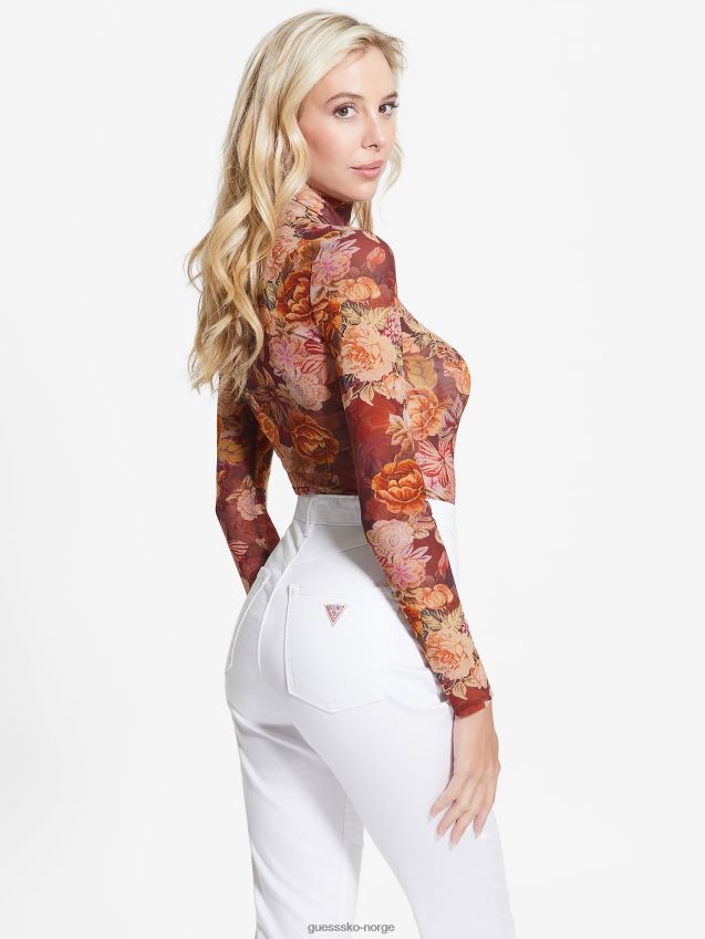 Guess digital billedvev trykk ma øko kamaria trykt topp digital billedvev print ma kvinner F0LJ809185