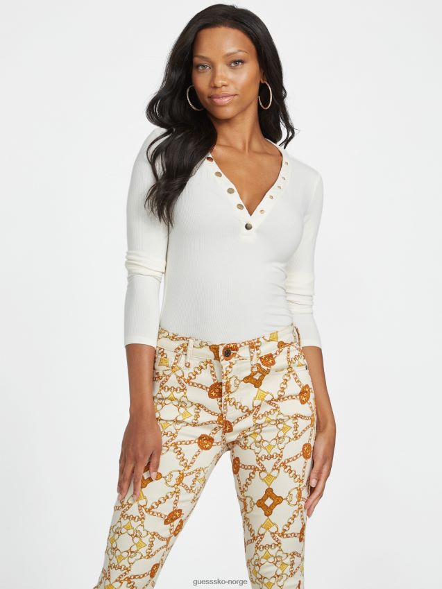 Guess eco delia topp due hvit due hvit kvinner F0LJ806959