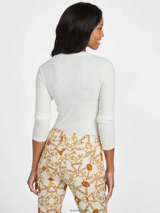 Guess eco delia topp due hvit due hvit kvinner F0LJ806959