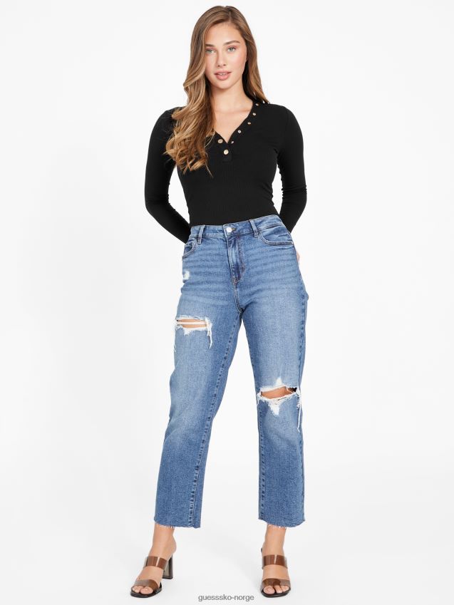 Guess eco delia topp kulsort kulsvart kvinner F0LJ807134